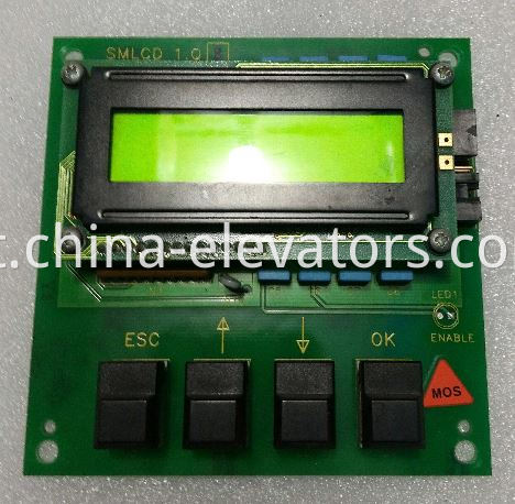 Schindler Elevator SMLCD 1.Q Board 590768